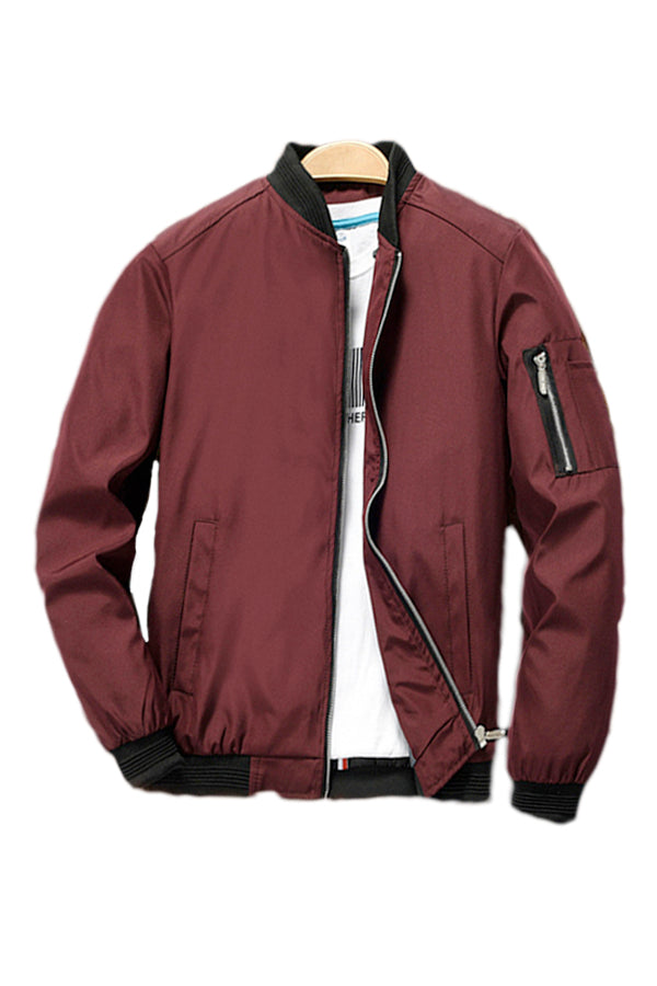 Urban Multi-Pocket Windbreaker Jacket