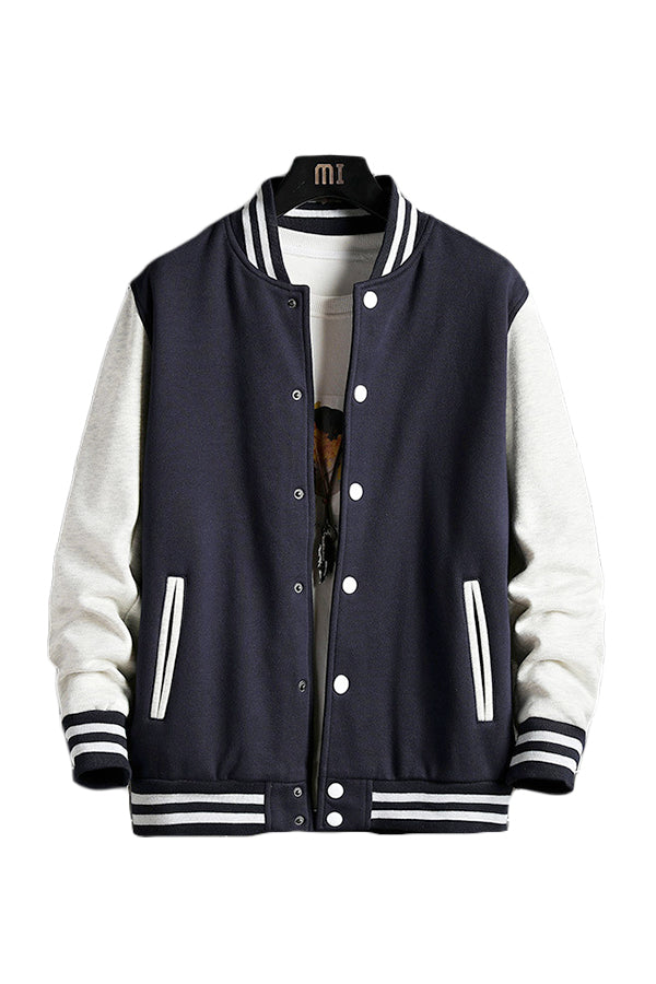 Casual Varsity Bomber Jacket