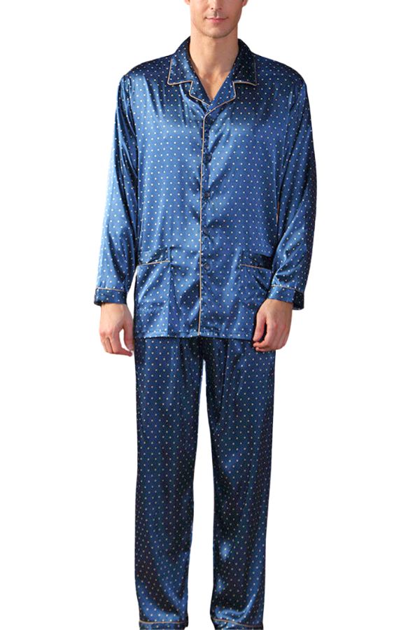 LuxeSilk Gentlemen's Pajama Set